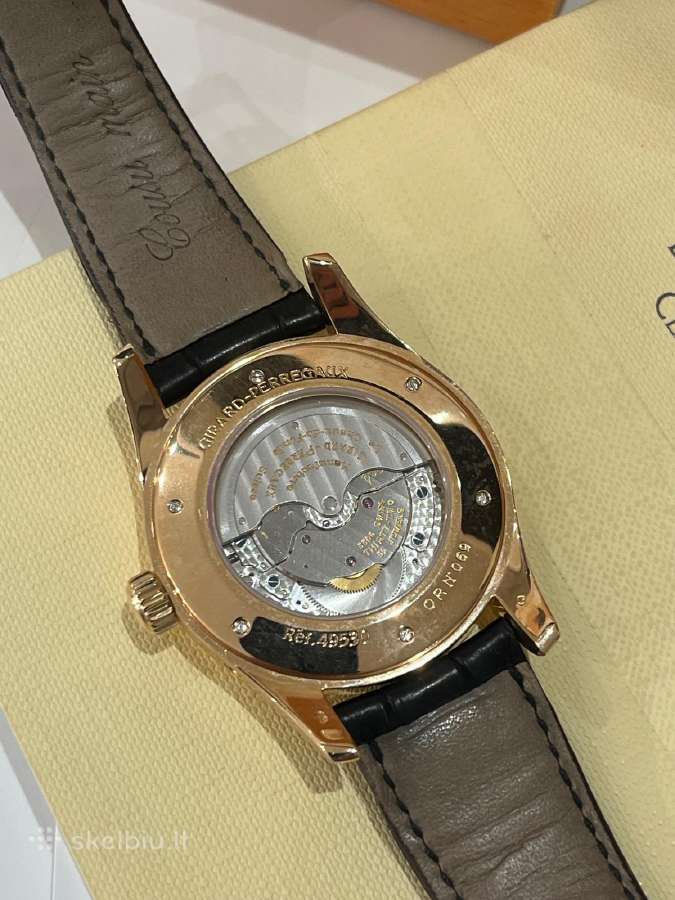 Girard Perregaux Moonphase18k Gold wristwatch - nuotraukos Nr. 5