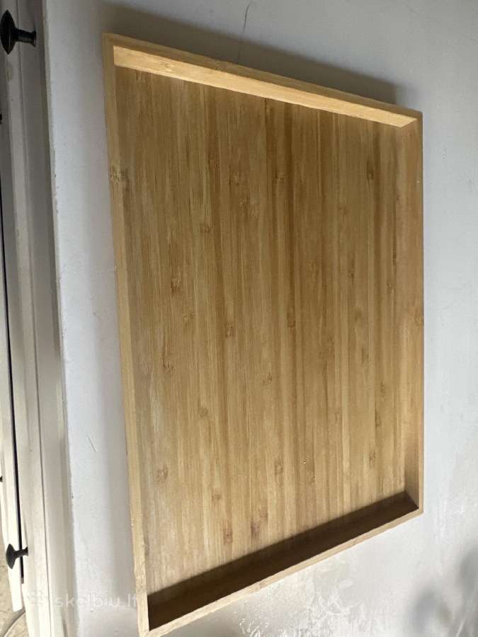 Padėklas, bambukinis 7 vnt