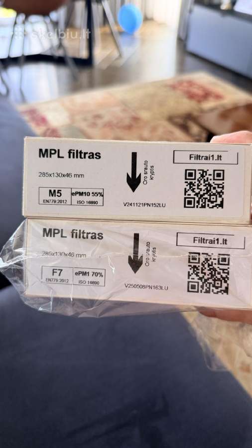 Nauji rekuper. filtrai Komfovent Domekt R200 R190v - nuotraukos Nr. 2