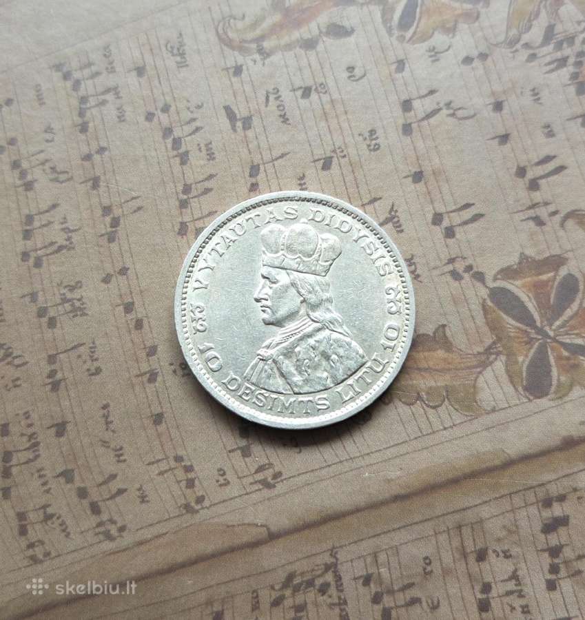 10 litų 1936 Lietuva - Vytautas