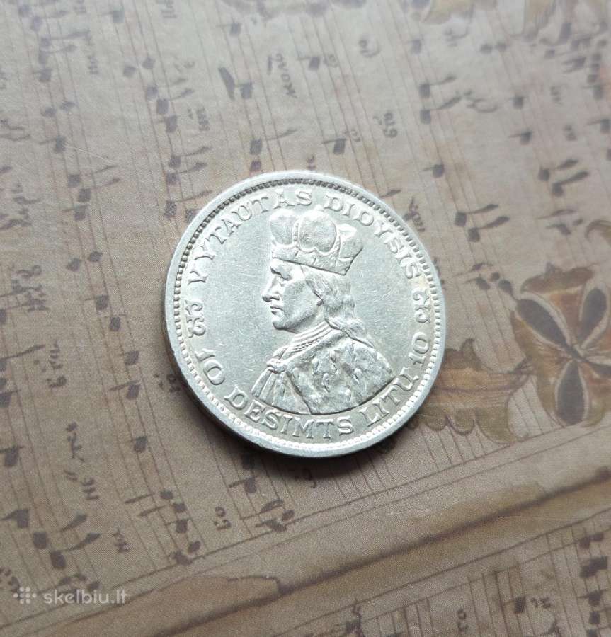 10 litų 1936 Lietuva - Vytautas - nuotraukos Nr. 2