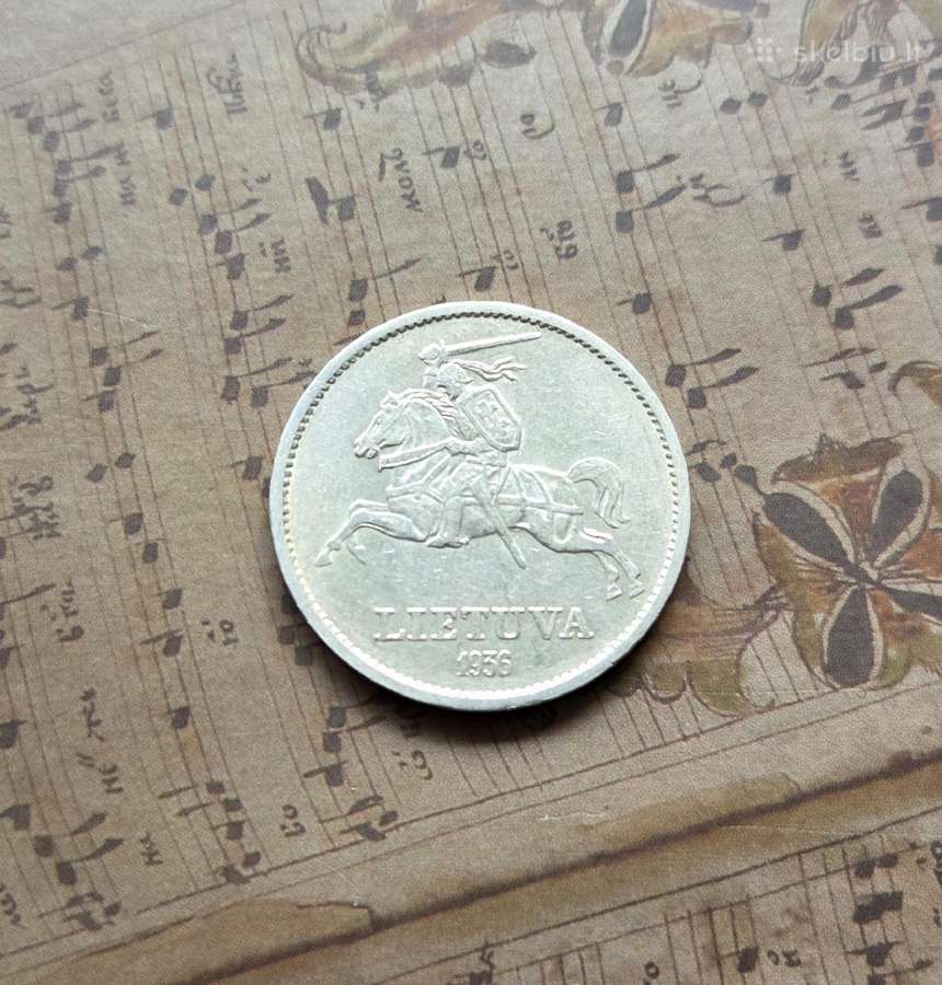 10 litų 1936 Lietuva - Vytautas - nuotraukos Nr. 3