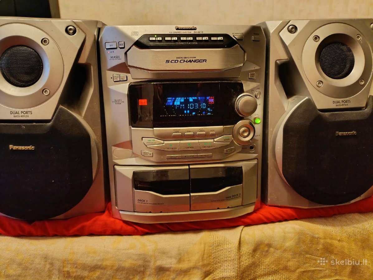 Panasonic, Muzikinis Centras Fm, Aux, Mc