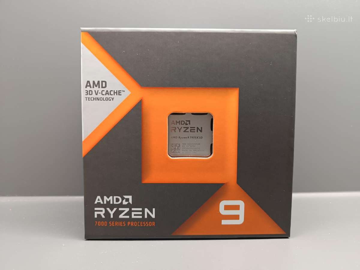 Naujas procesorius Amd Ryzen 9 7950x3d