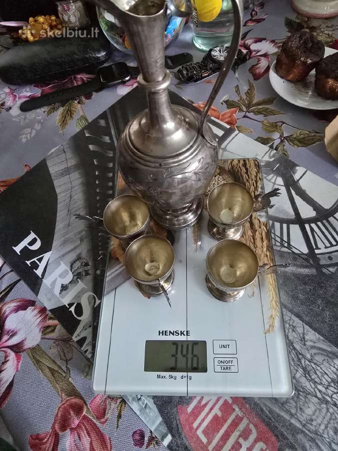 Sidabras carinės taurelės