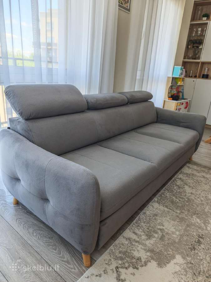 Sofa-lova su miegamojo funkcija