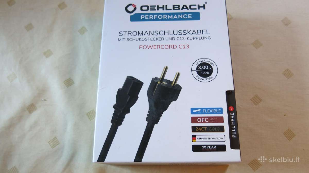 Oelbach maitinimo kabelis 3.0m