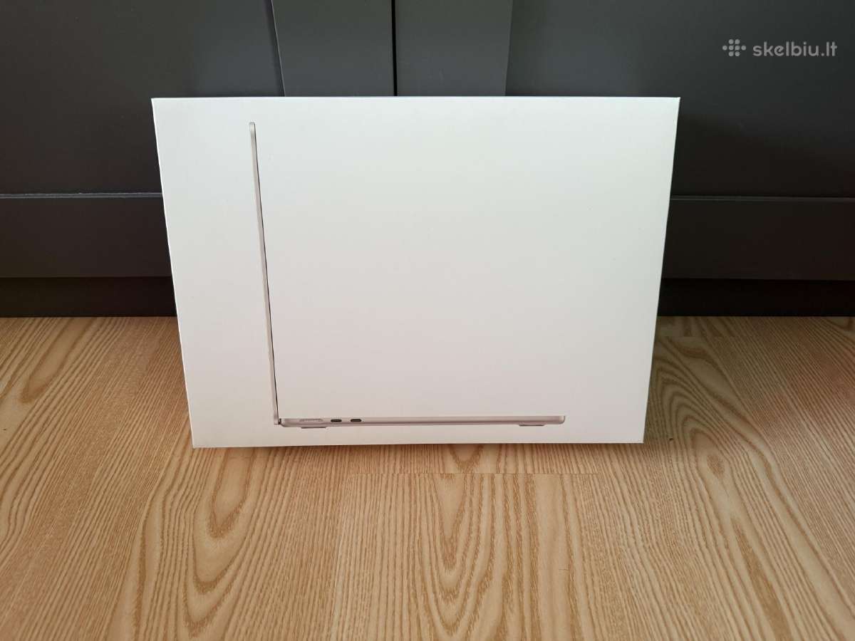 Naujas MacBook Air 13.6 M4 16/256 Starlight spalva