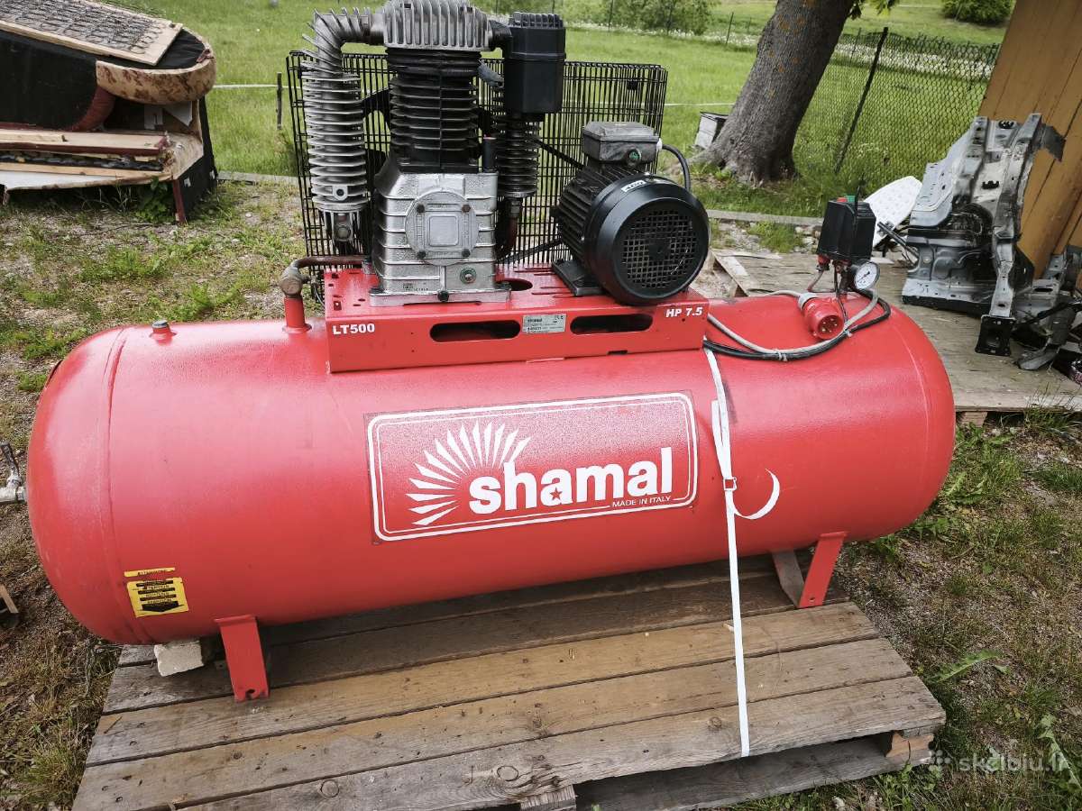 Stūmoklinis kompresorius 5.5kw, 7.5 Hp Itališkas - nuotraukos Nr. 2