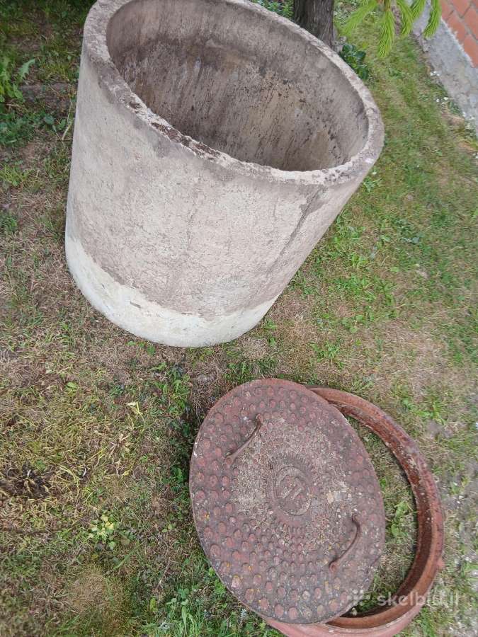 Šulinio žiedas su dangčiu