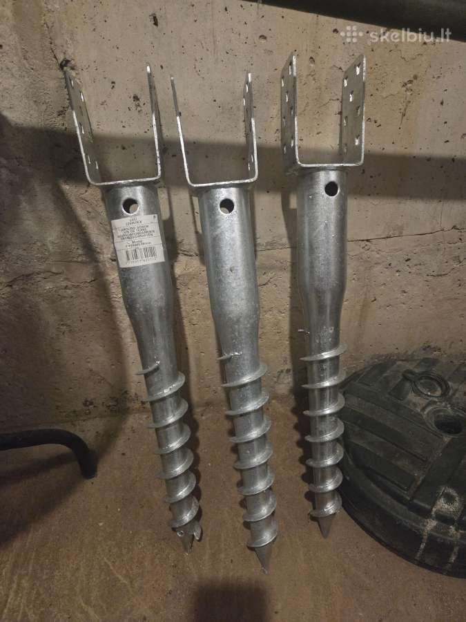 Įsukamas sraigtinis polius