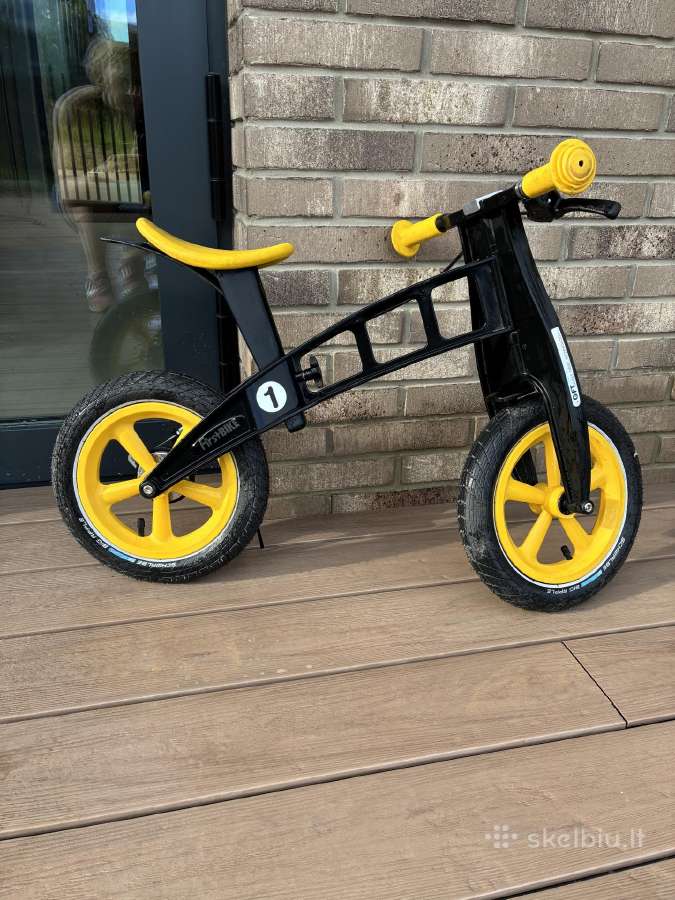 Balansinis dviratis Firstbike Special Geltonas