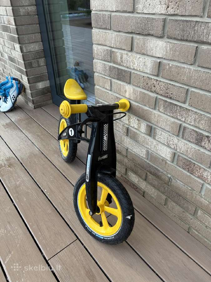 Balansinis dviratis Firstbike Special Geltonas - nuotraukos Nr. 2