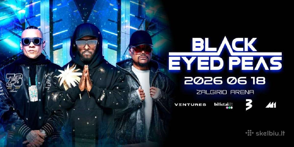 Black Eyed Peas 4 eilė 7-8 vietos