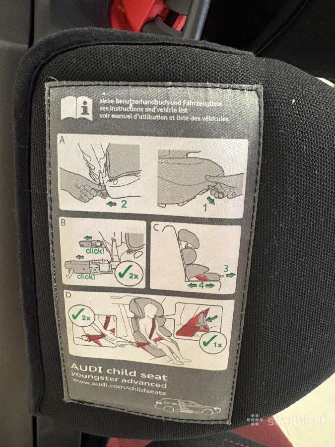 Audi automobilinė kėdutė - nuotraukos Nr. 4