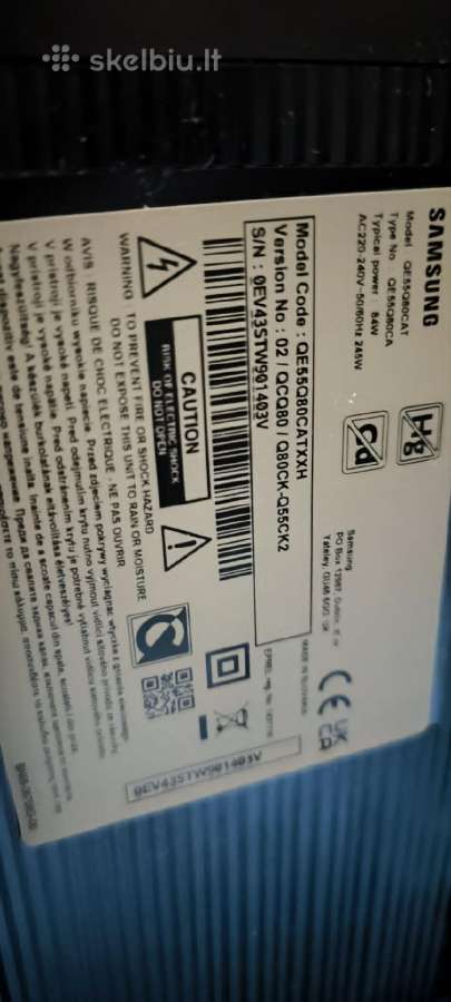 Smart TV Samsung Qe55q80catxxh - nuotraukos Nr. 4