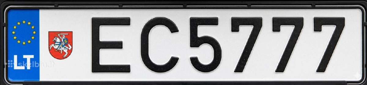 Valstybiniai Numeriai Elektromobiliui