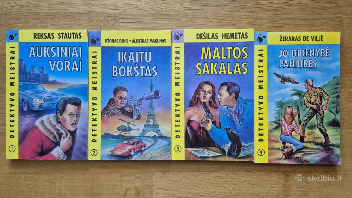 Detektyvinės knygos - nuotraukos Nr. 18