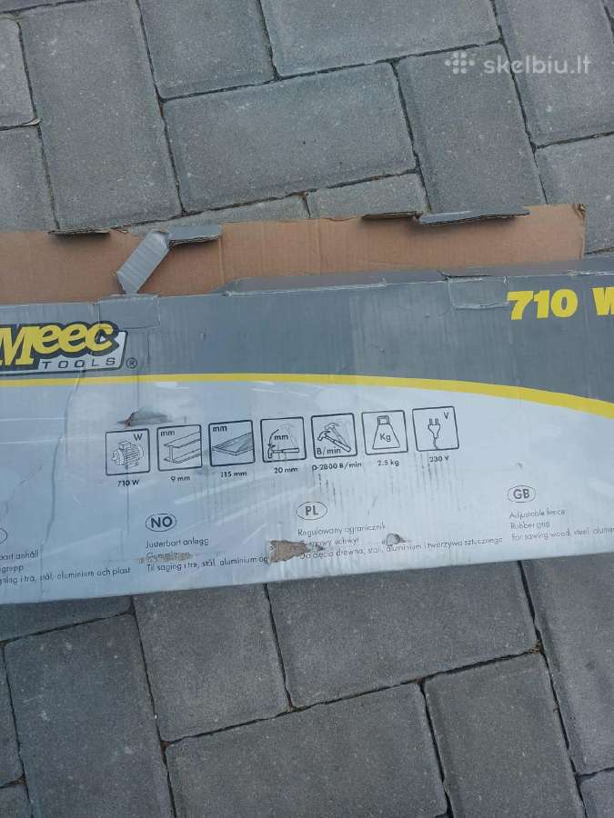 Tiesinis pjūklas Meec Tools - nuotraukos Nr. 2