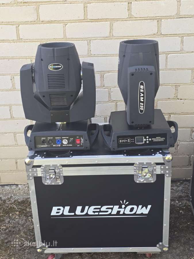Judančios apšvietimo galvos „Blueshow Beam 230“