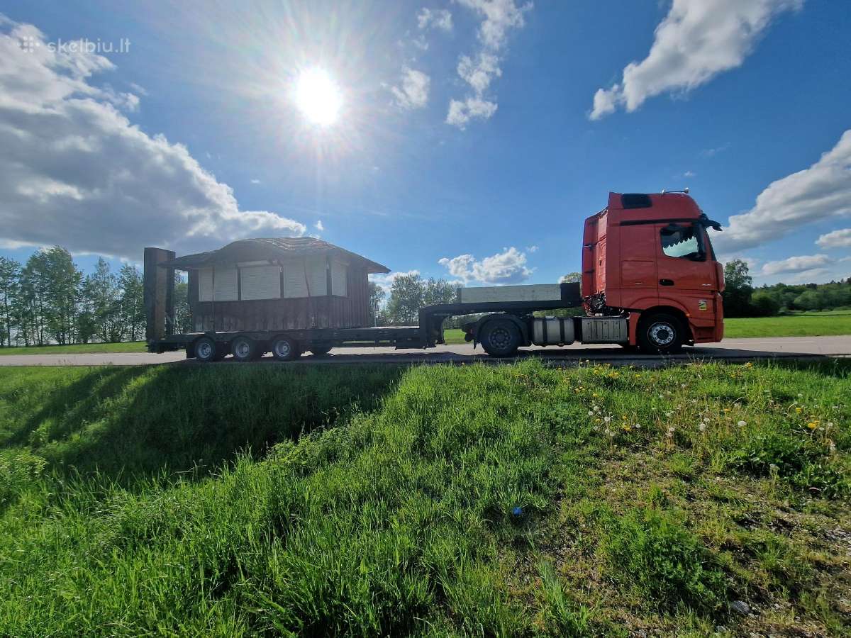 Negabaritinių krovinių transportavimas, tralas - nuotraukos Nr. 17