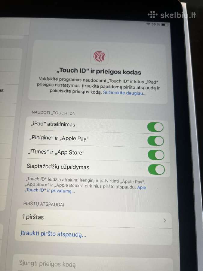 iPad 7th gen wi-fi su Cellular - nuotraukos Nr. 3