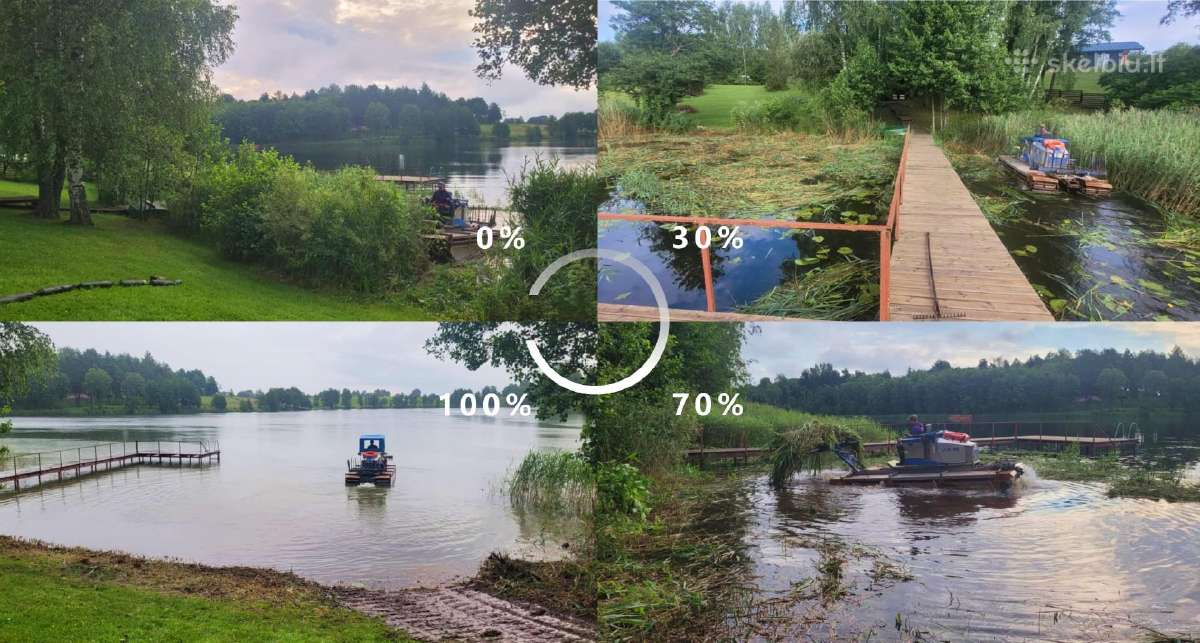 Pakrančių tvarkymas,nendrių pjovimas,šaknų rovimas - nuotraukos Nr. 14