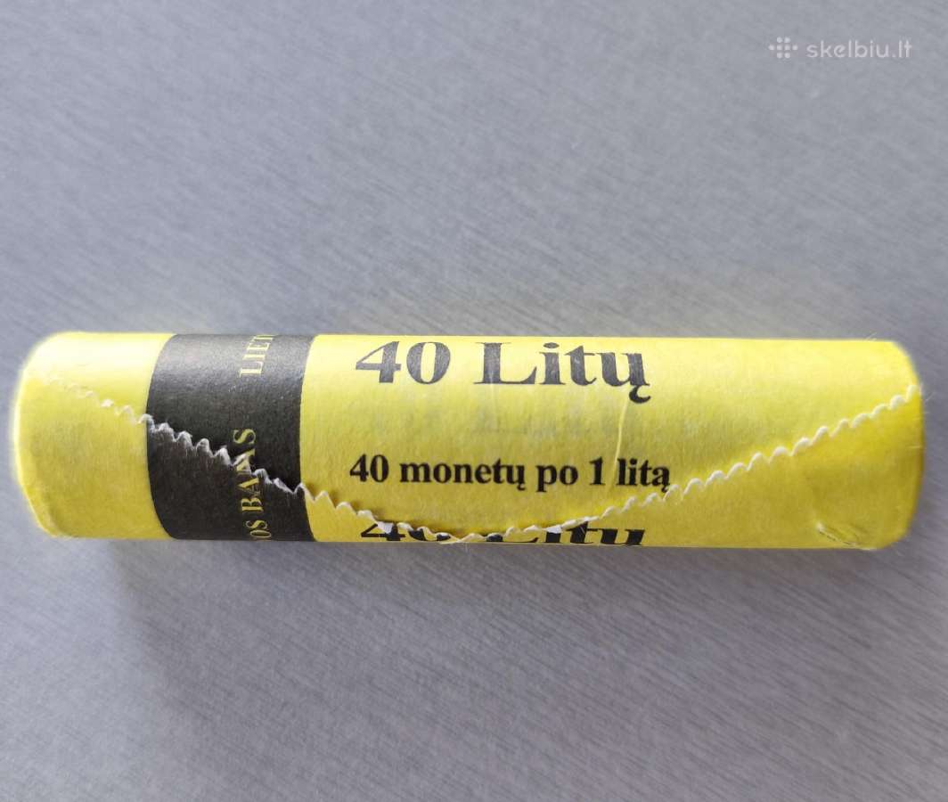 Litų ir centų ritinėliai - nuotraukos Nr. 6