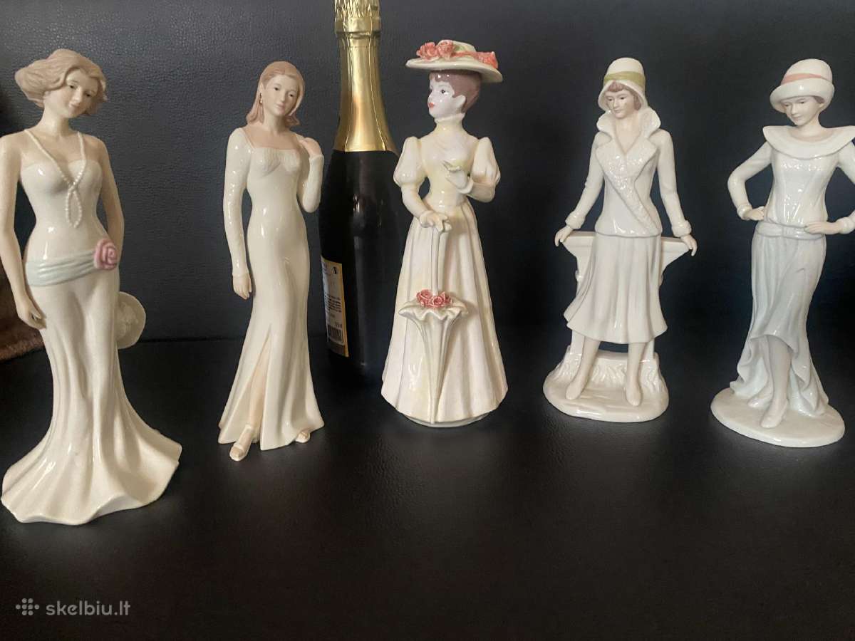 5 porceliano figureles
