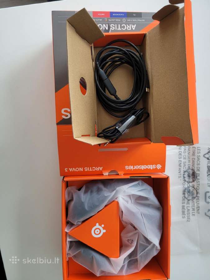 Steelseries arctis nova 3 - nuotraukos Nr. 2