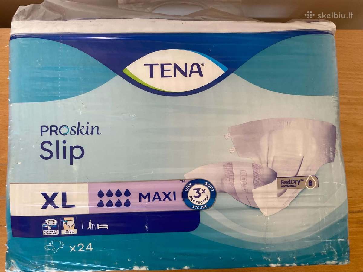 Sauskelnės Tena XL dydis