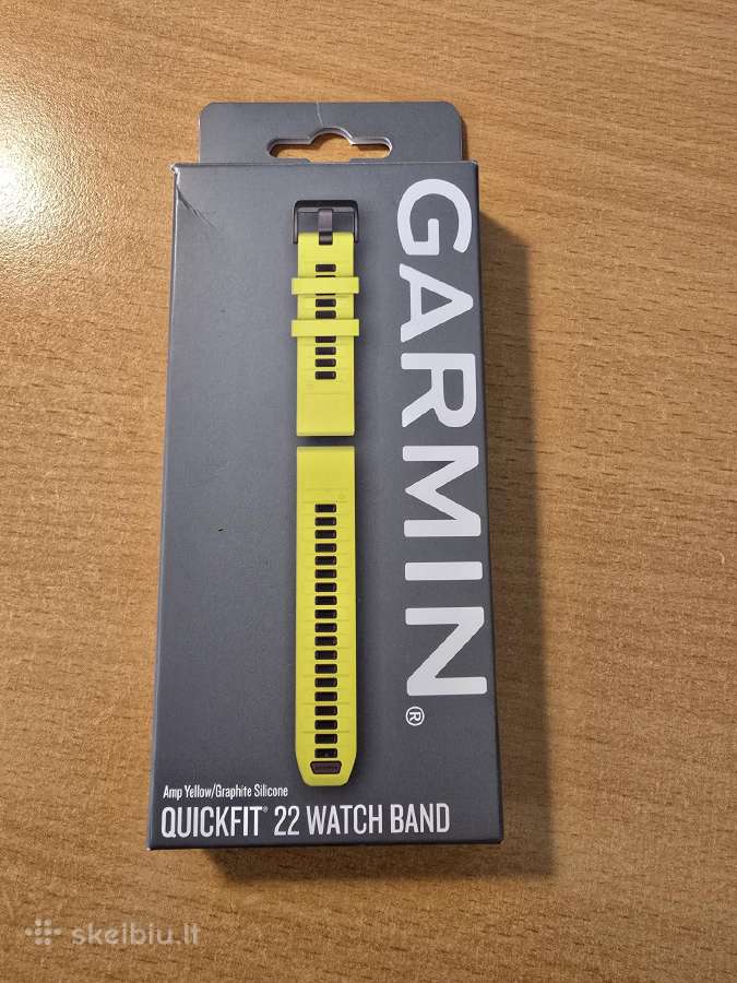 Garmin Yellow/graphite Silicone apyrankė