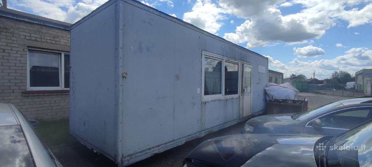 Buitinis,biuro,sandėliavimo namelis,8x2,5m