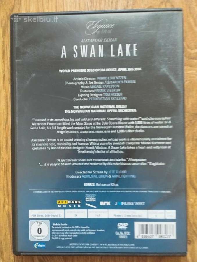 Swan Lake Dvd - nuotraukos Nr. 2