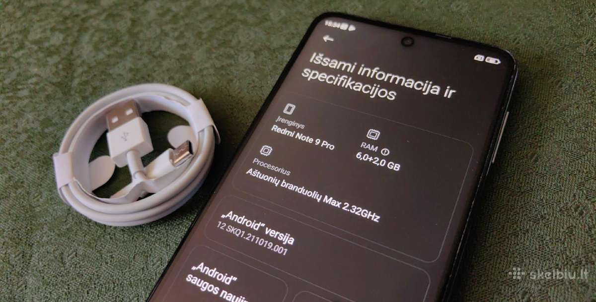 Xiaomi Redmi Note 9 Pro 8/128gb - nuotraukos Nr. 4