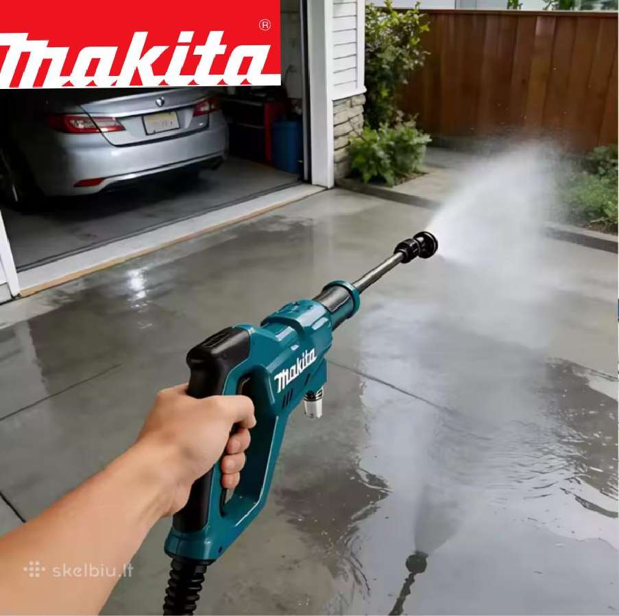 Akumuliatorinė slėginė plovyklė Makita Dhw180z - nuotraukos Nr. 3