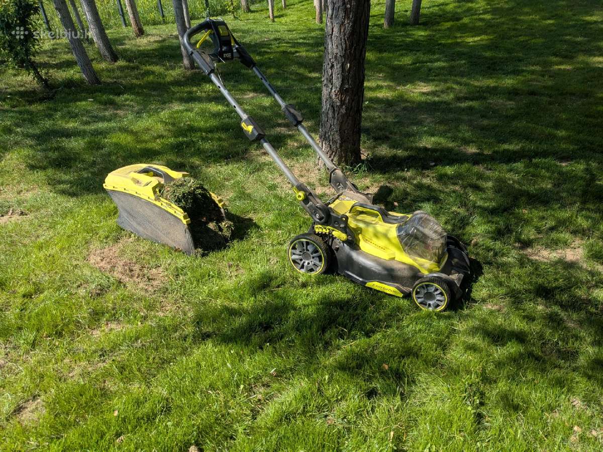 Ryobi vejapjove Ry18lmx40b + 2 akumai Rb1840x