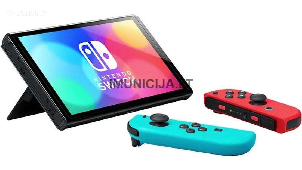 Nintendo Switch Oled + 3 mėn. garantija