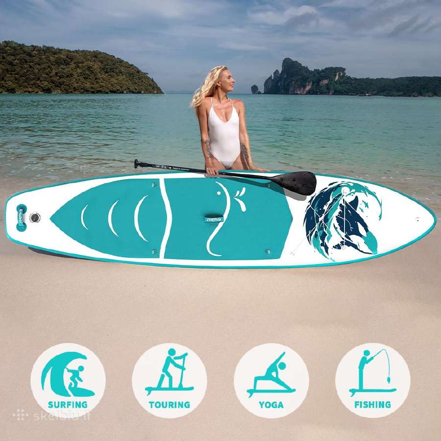 Pripučiama irklentė Sup Paddle board + sedynė - nuotraukos Nr. 23