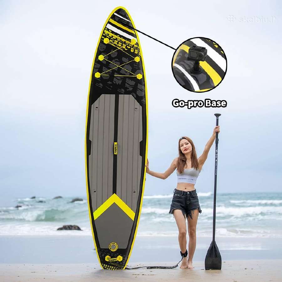 Pripučiama irklentė Sup Paddle board + sedynė - nuotraukos Nr. 11