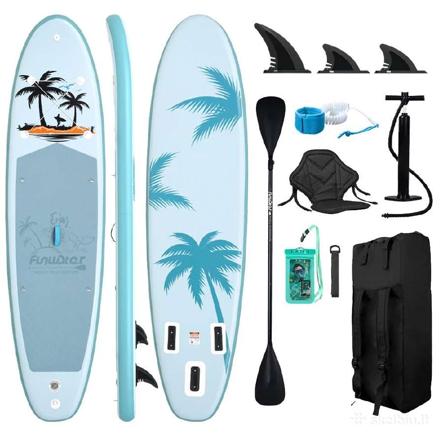 Pripučiama irklentė Sup Paddle board + sedynė - nuotraukos Nr. 6