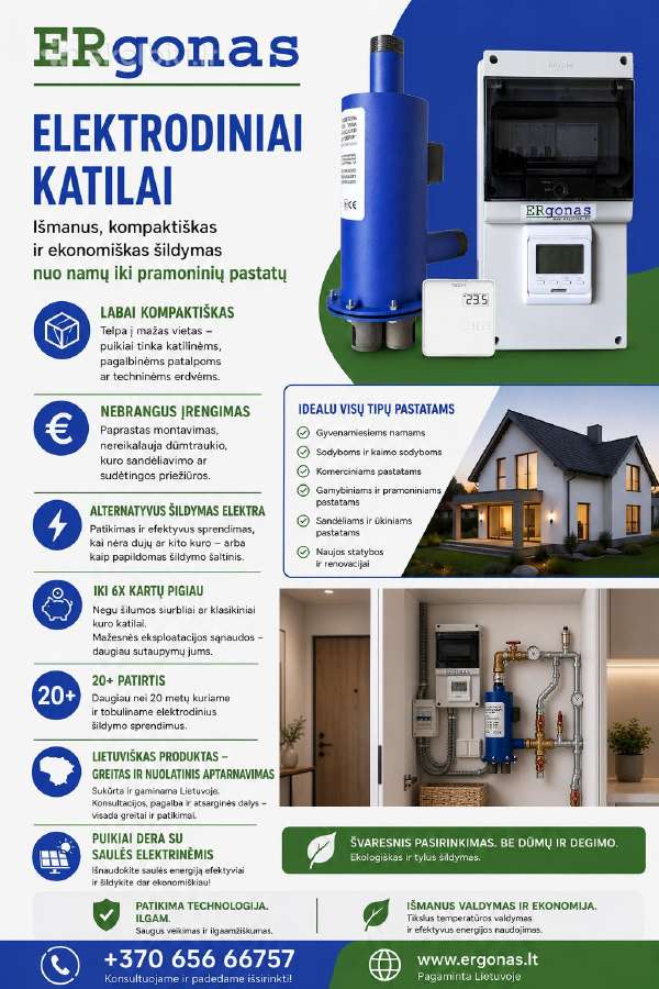 Elektrodinis( joninis)elektrinis šildymo katilas - nuotraukos Nr. 2
