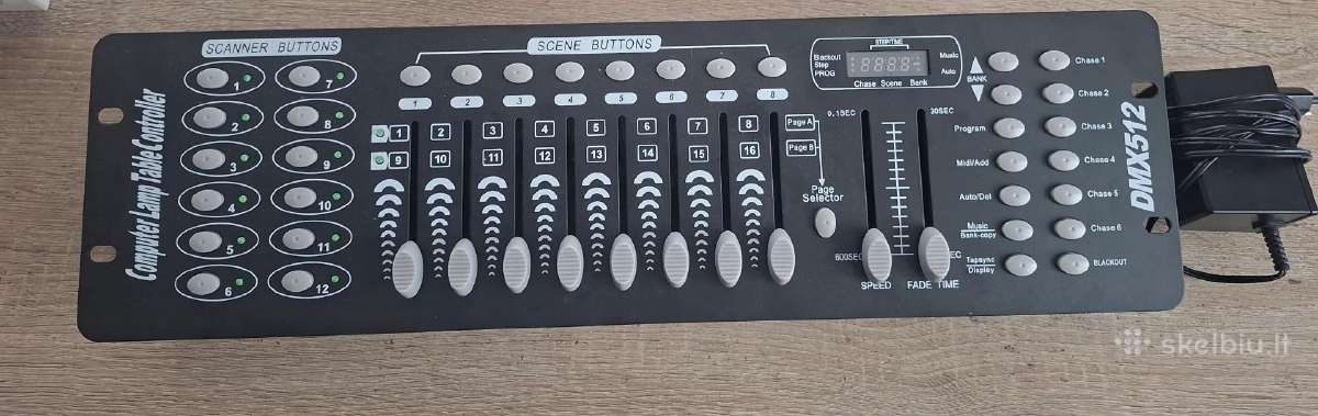 Šviesu kontroleris Dmx 512