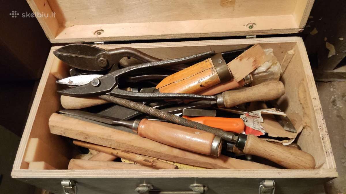 Tarybinių laikų staliaus ir šaltkalvio įrankiai - nuotraukos Nr. 4