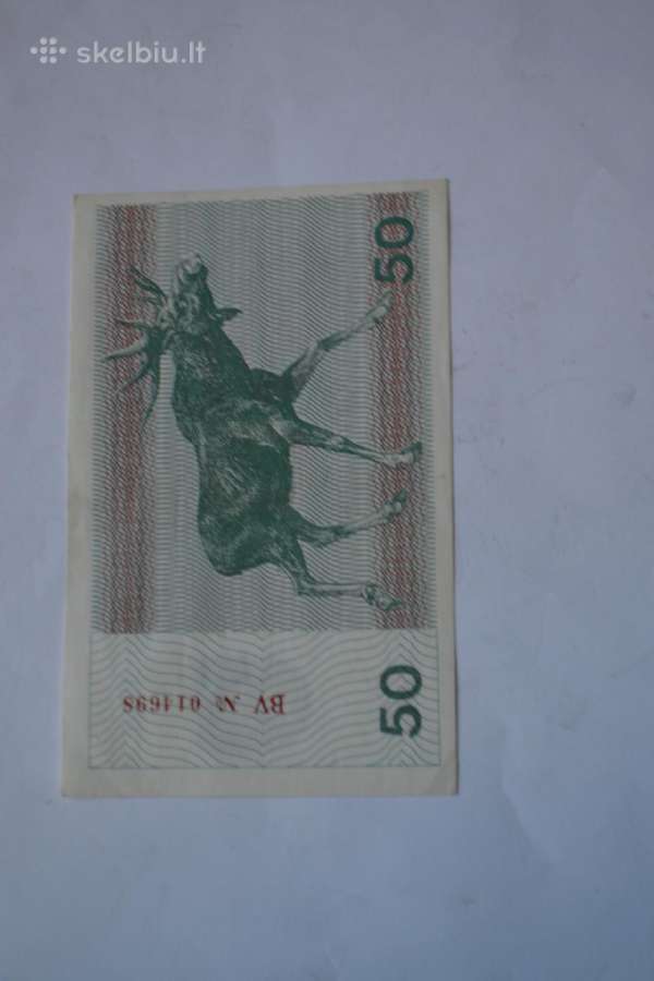 50 talonu 1991m.be uzraso.puikus banknotas