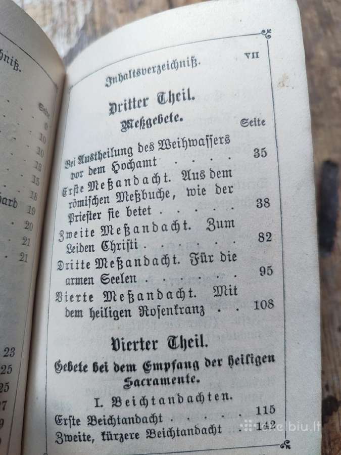 Antikvarinė maldaknygė - nuotraukos Nr. 9