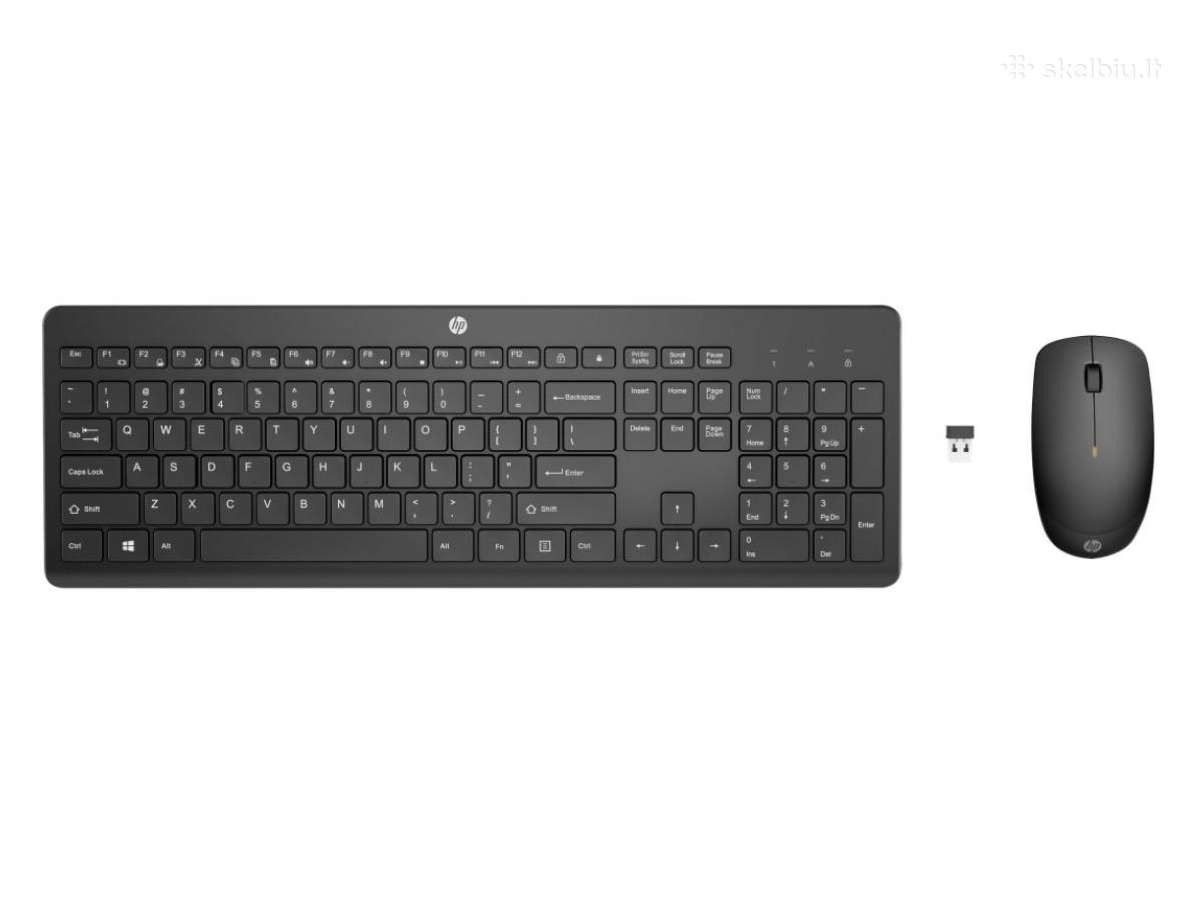 Hp 235 Kb+mouse combo su garantija - nuotraukos Nr. 2