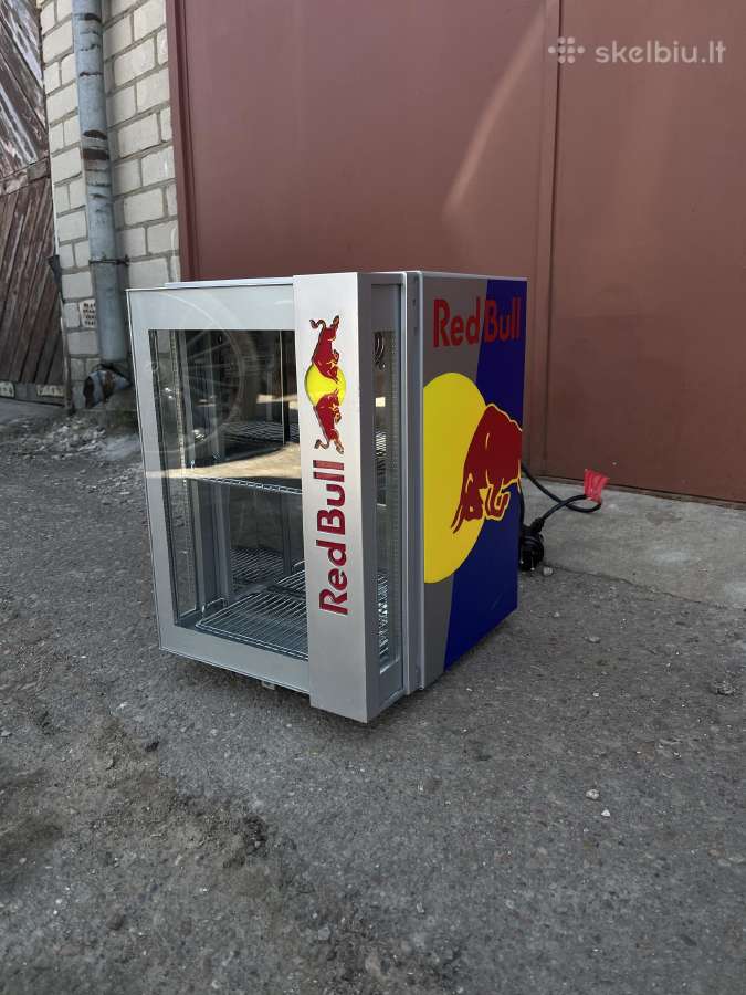 Retas Red bull mažas šaldytuvas