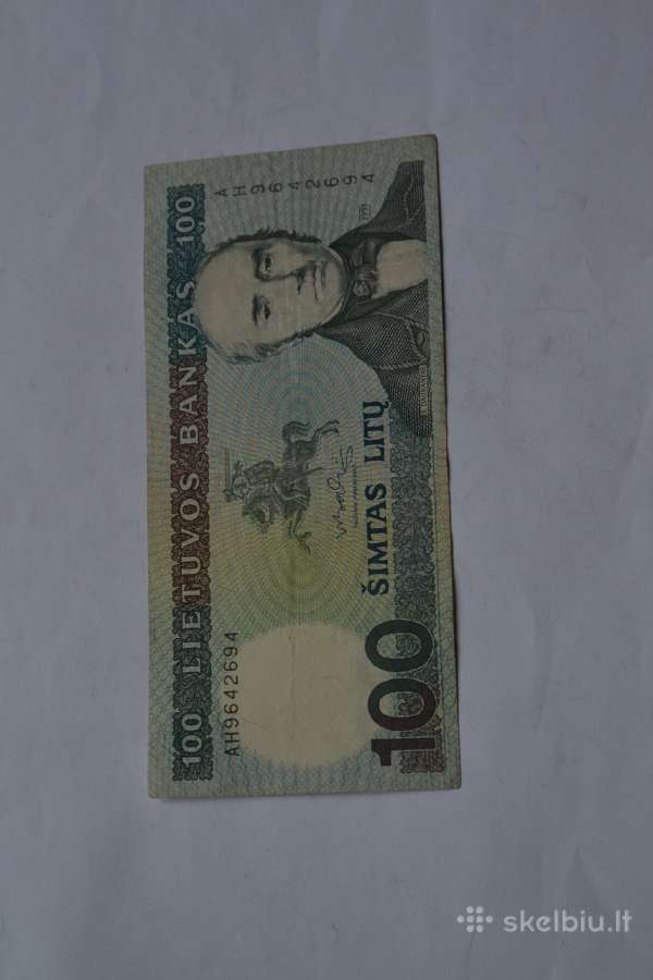 100 Litu 1991 m. Ah
