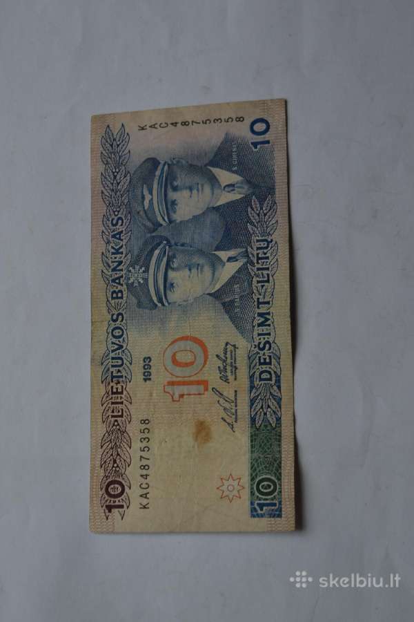 10 Litu 1993 m.kac